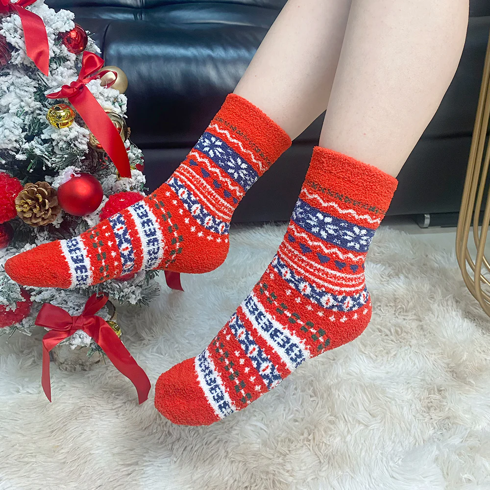 Snowlove Red Women's Socks - Image 2
