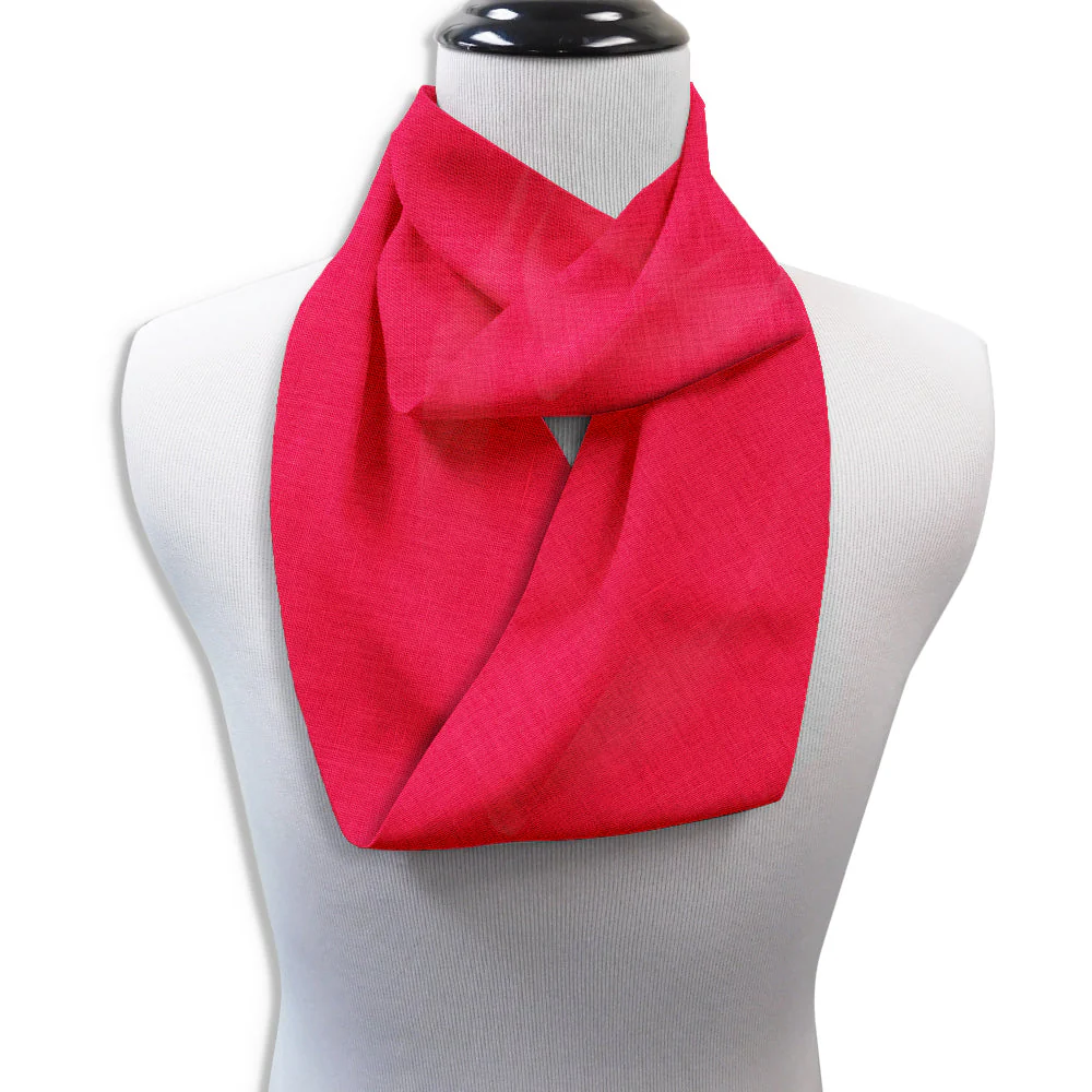 Solid Linen - Candy - Infinity Scarves