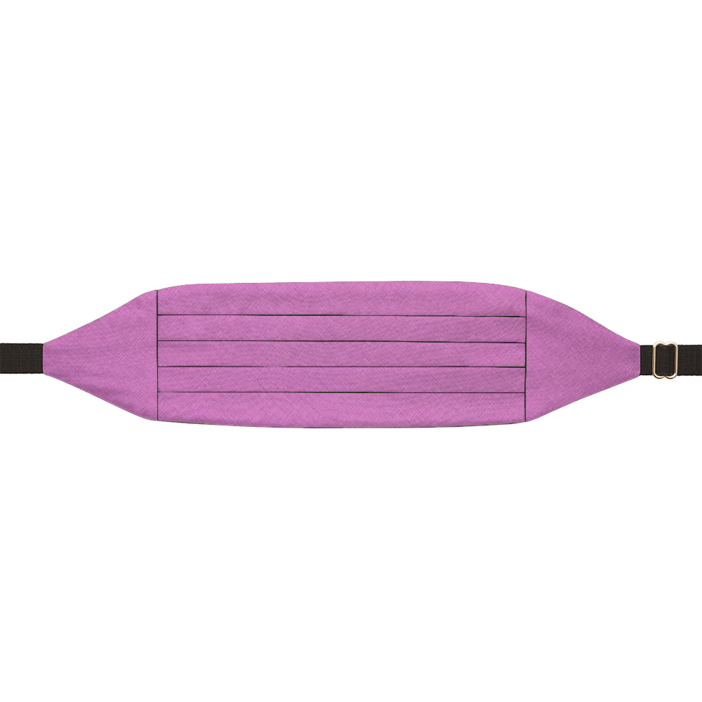 Solid Linen Lilac - Cummerbunds - Image 2