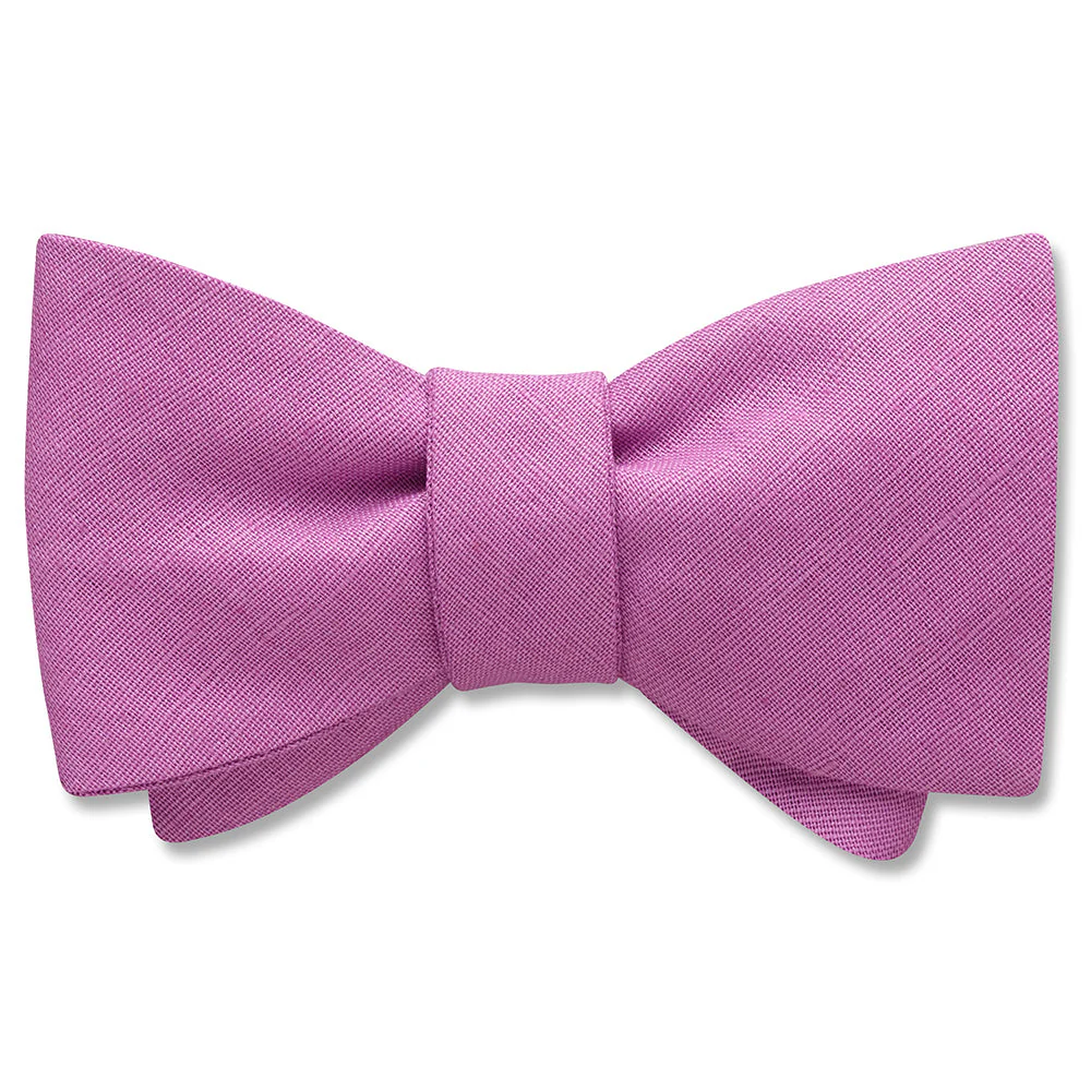 Solid Linen Lilac - Dog Bow Ties