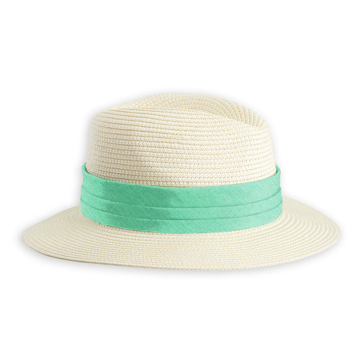 Solid Linen Mint - Hat Band