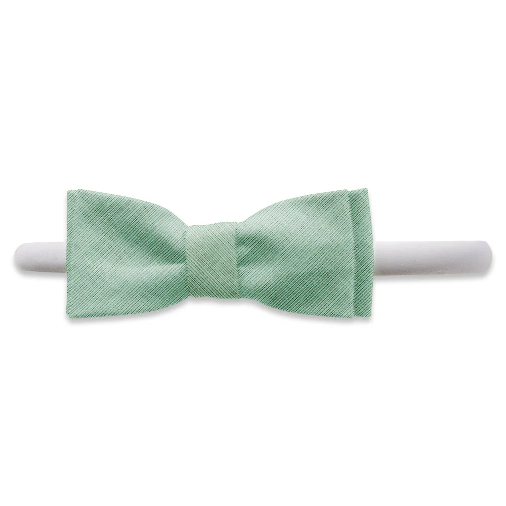 Solid Linen Moss - Kids Hair Band