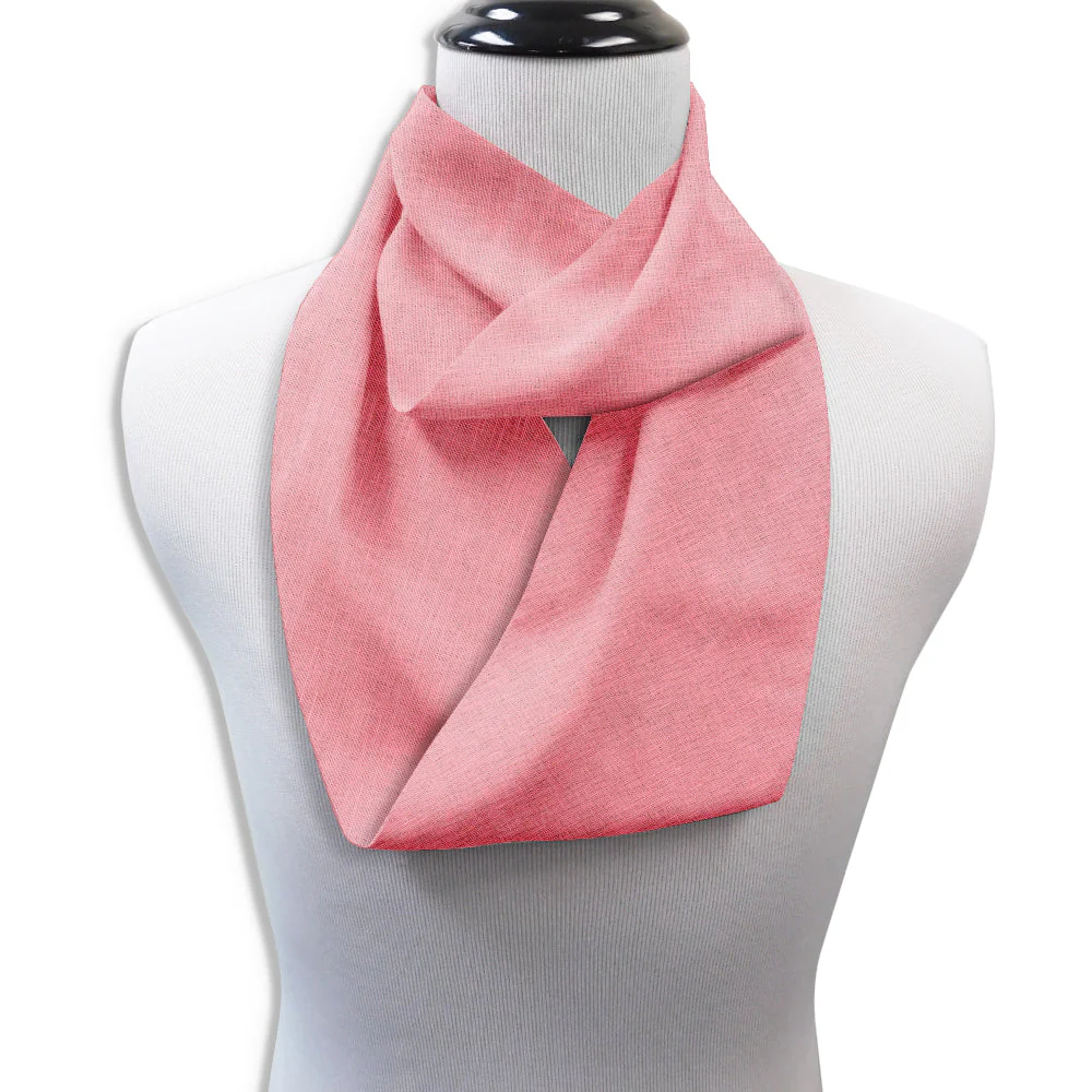 Solid Linen Rosa - Infinity Scarves