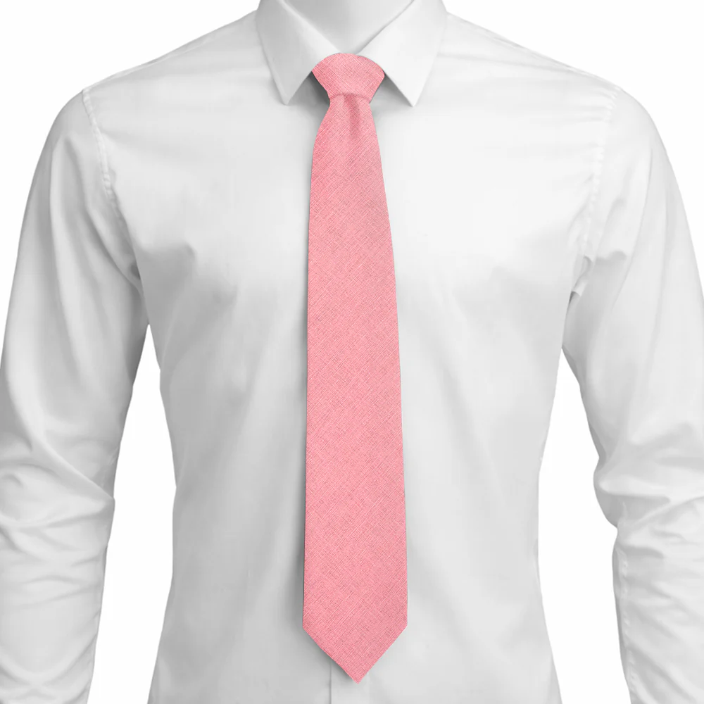 Solid Linen Rosa - Neckties - Image 3