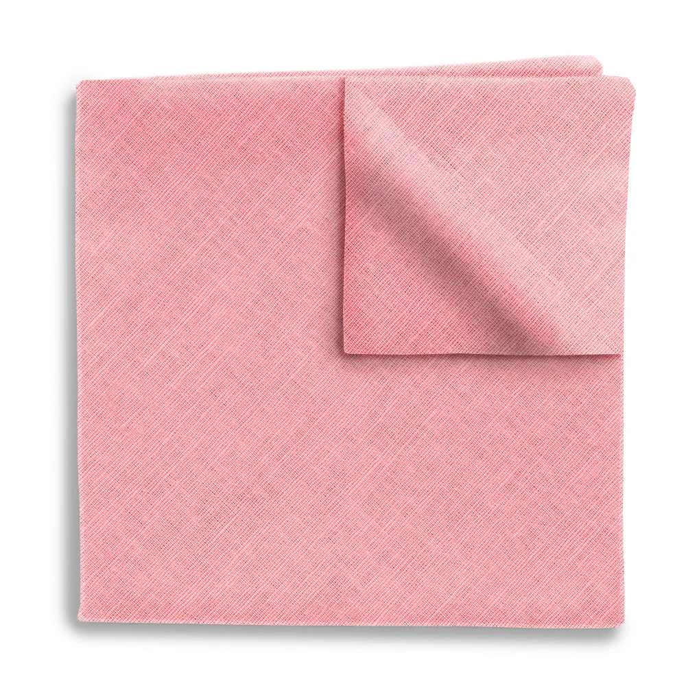 Solid Linen Rosa - Pocket Squares