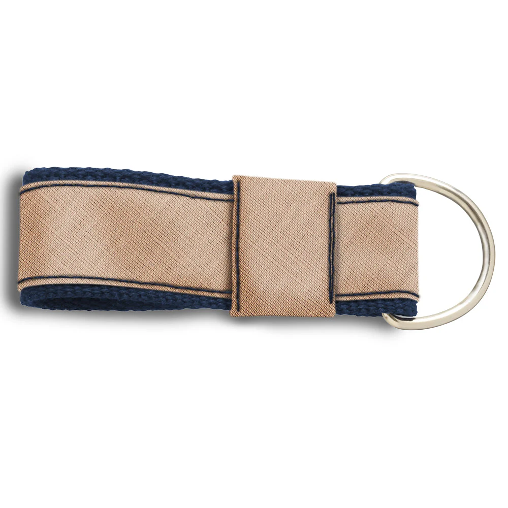Solid Linen Sand - Key Fobs