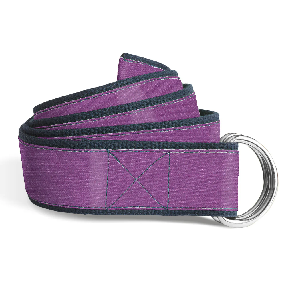 Somerville Plum - D-Ring Belts