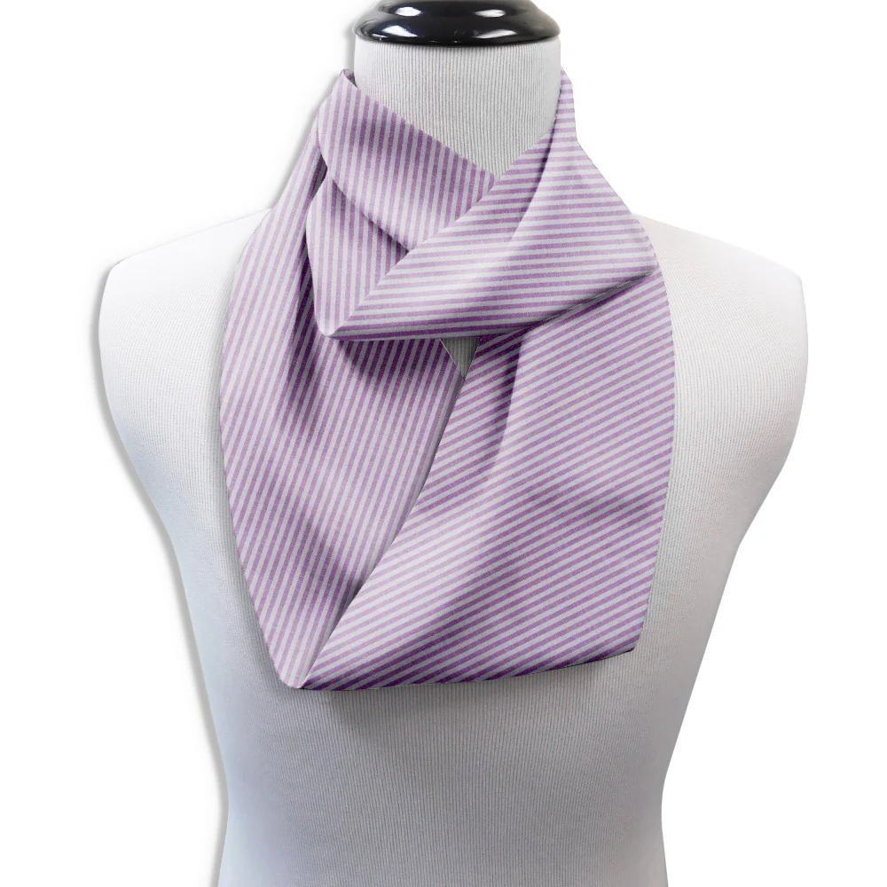 Purple Seersucker - Infinity Scarves