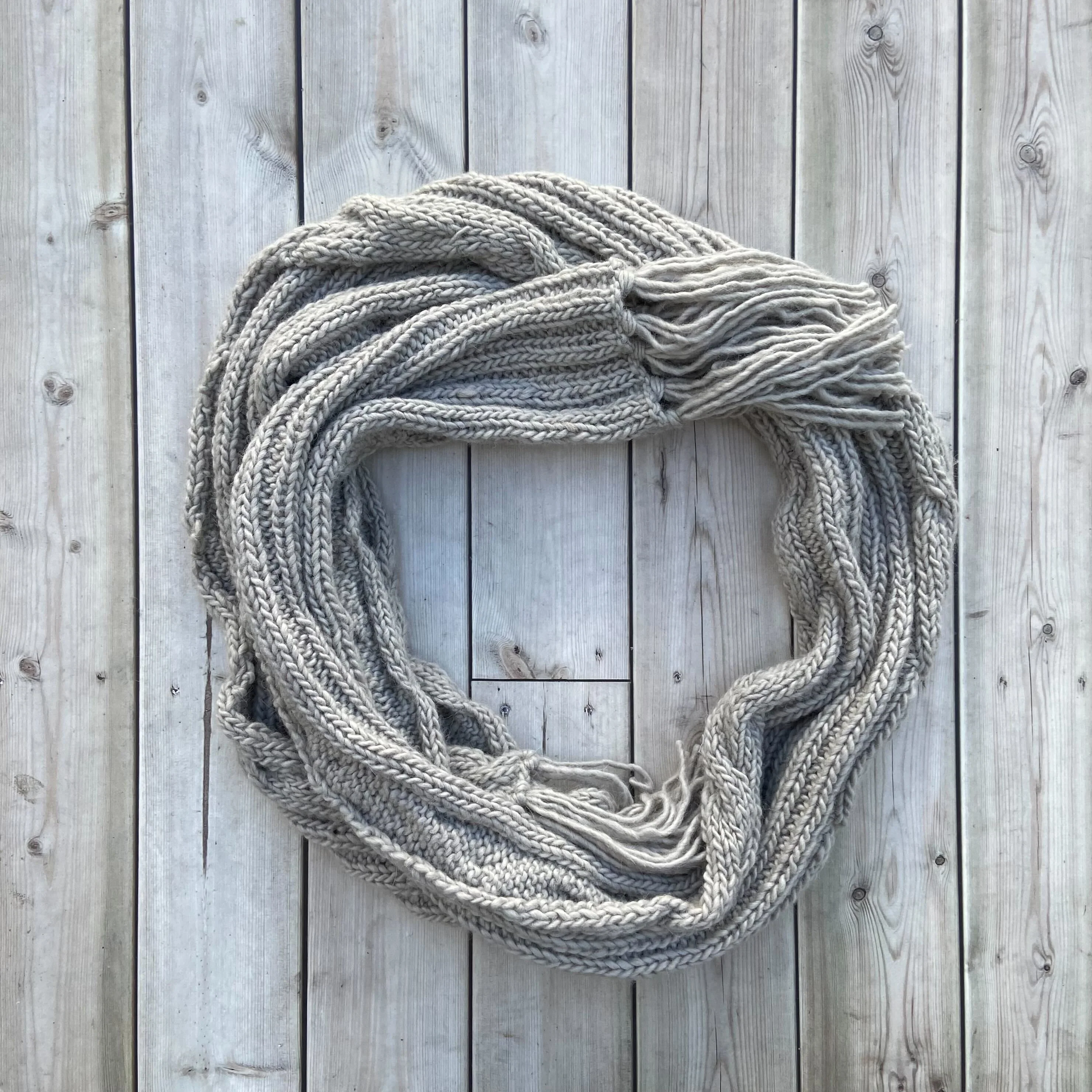 Touch of Grey Alpaca Scarf - Image 3