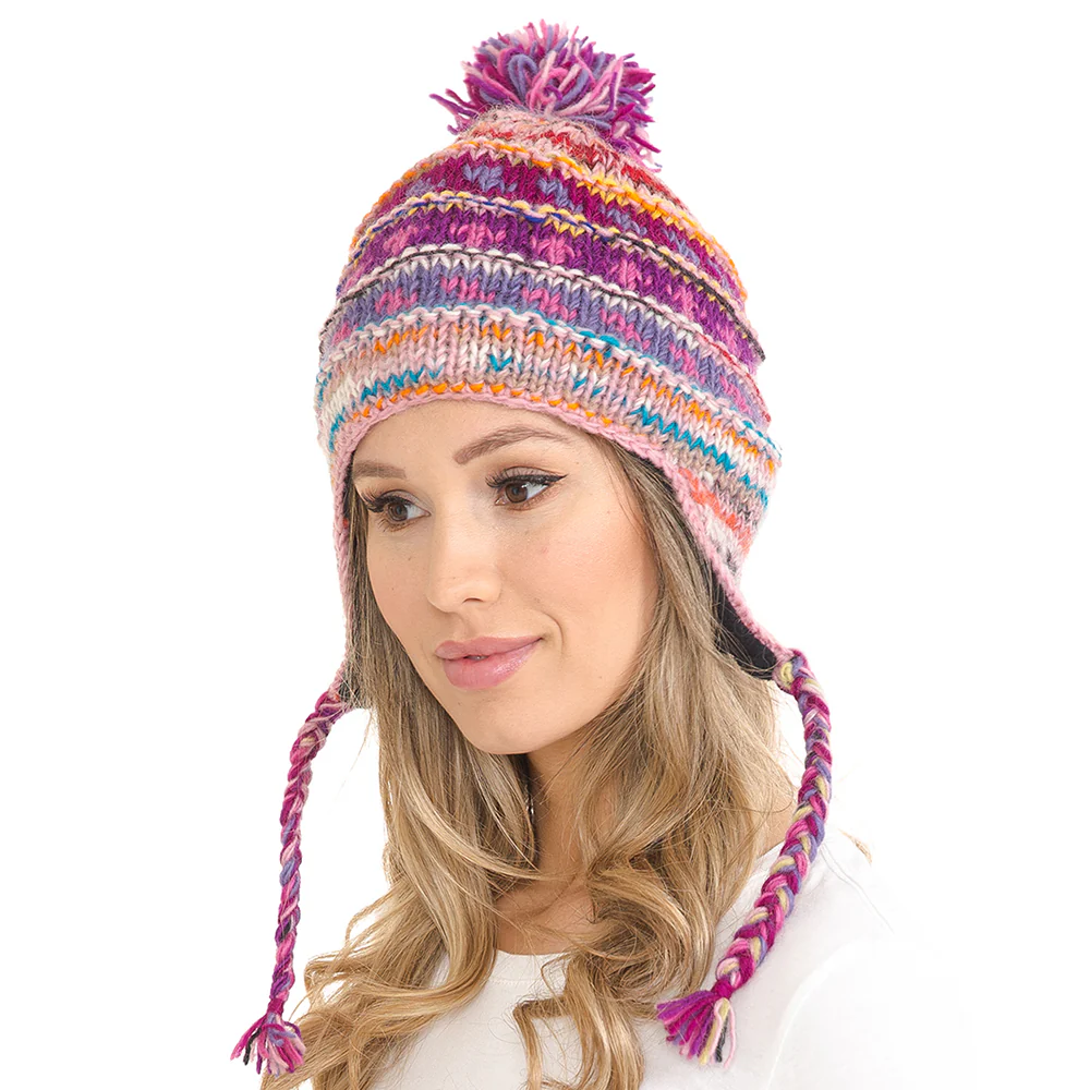 Tribal Purple Woman's Hat - Image 2