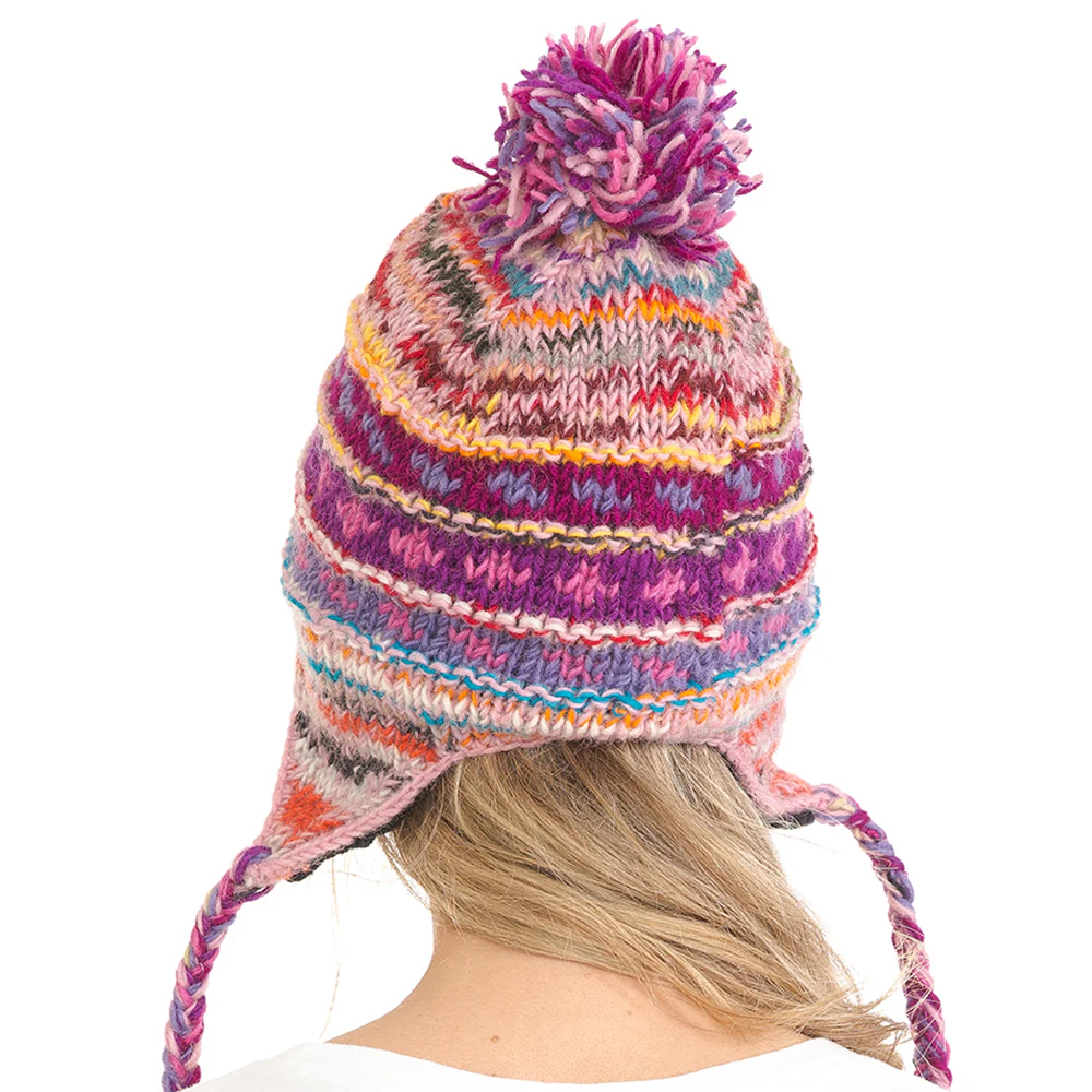Tribal Purple Woman's Hat - Image 3