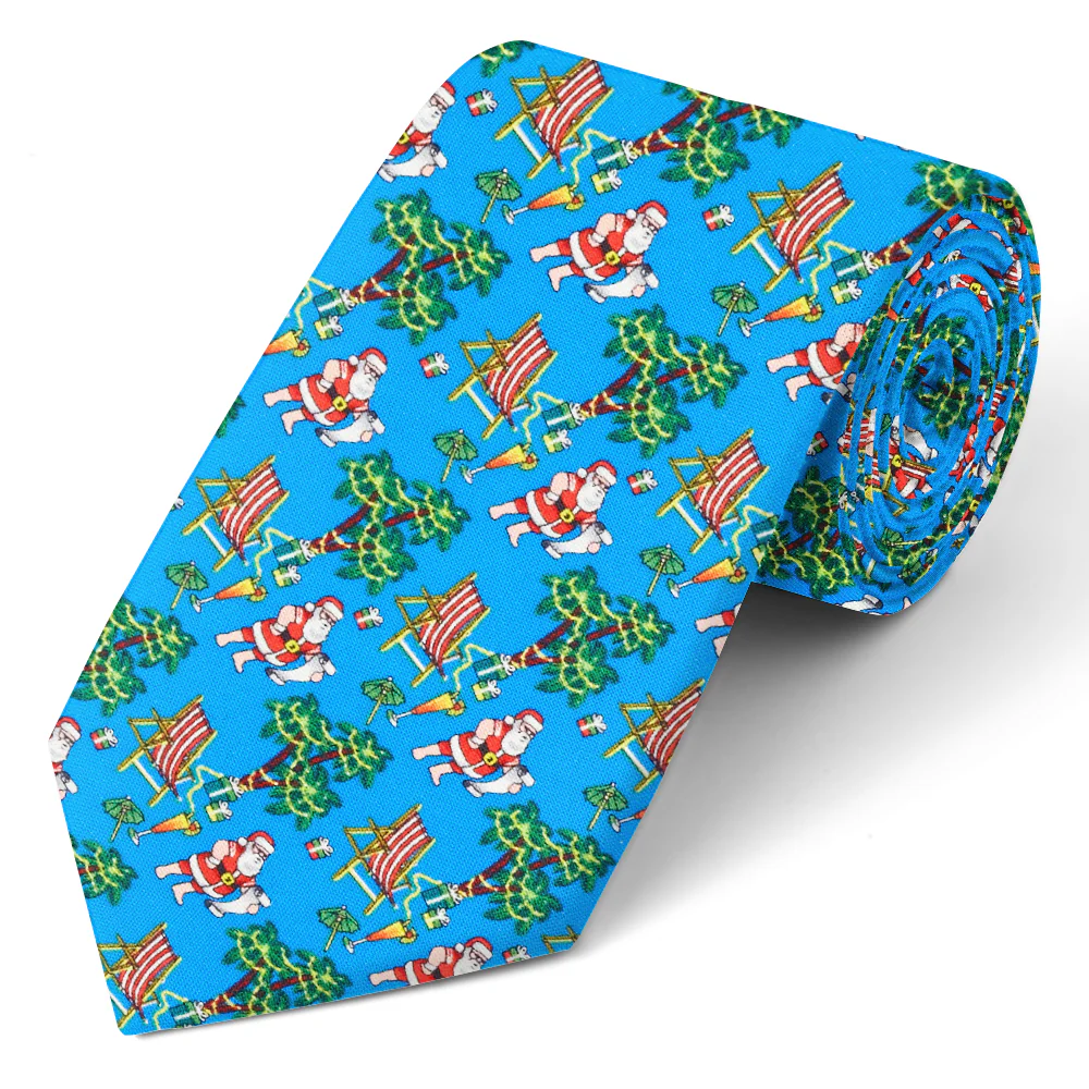 Tropical Santa - Neckties - Image 2