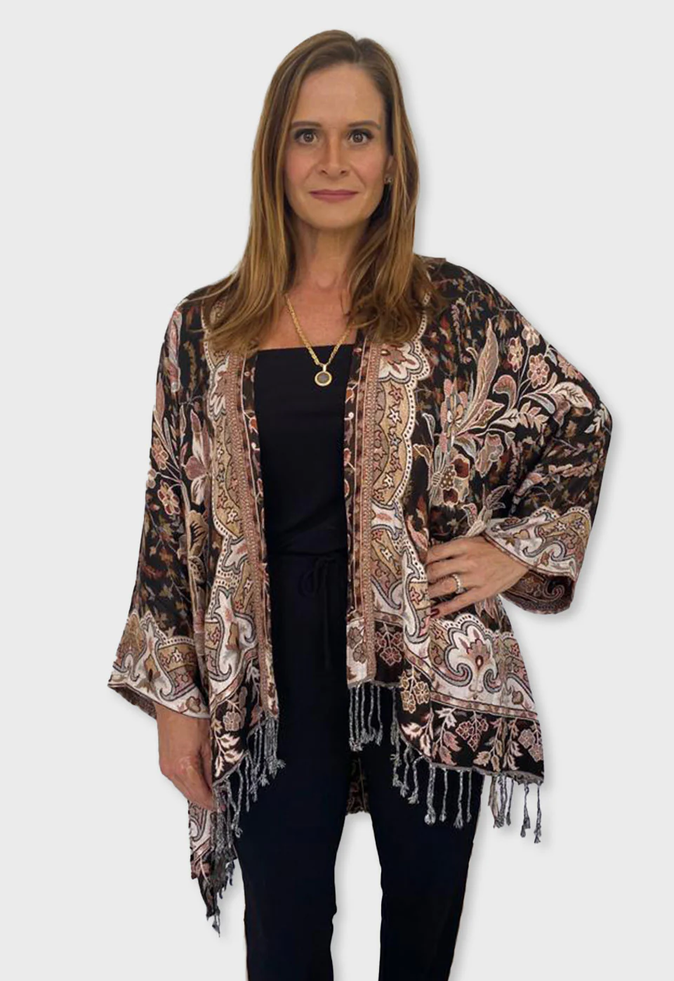 Varanasi Shawl Jacket - Image 2