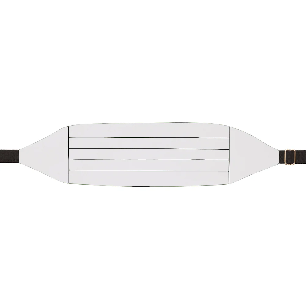 White Charmeuse - Cummerbunds - Image 2