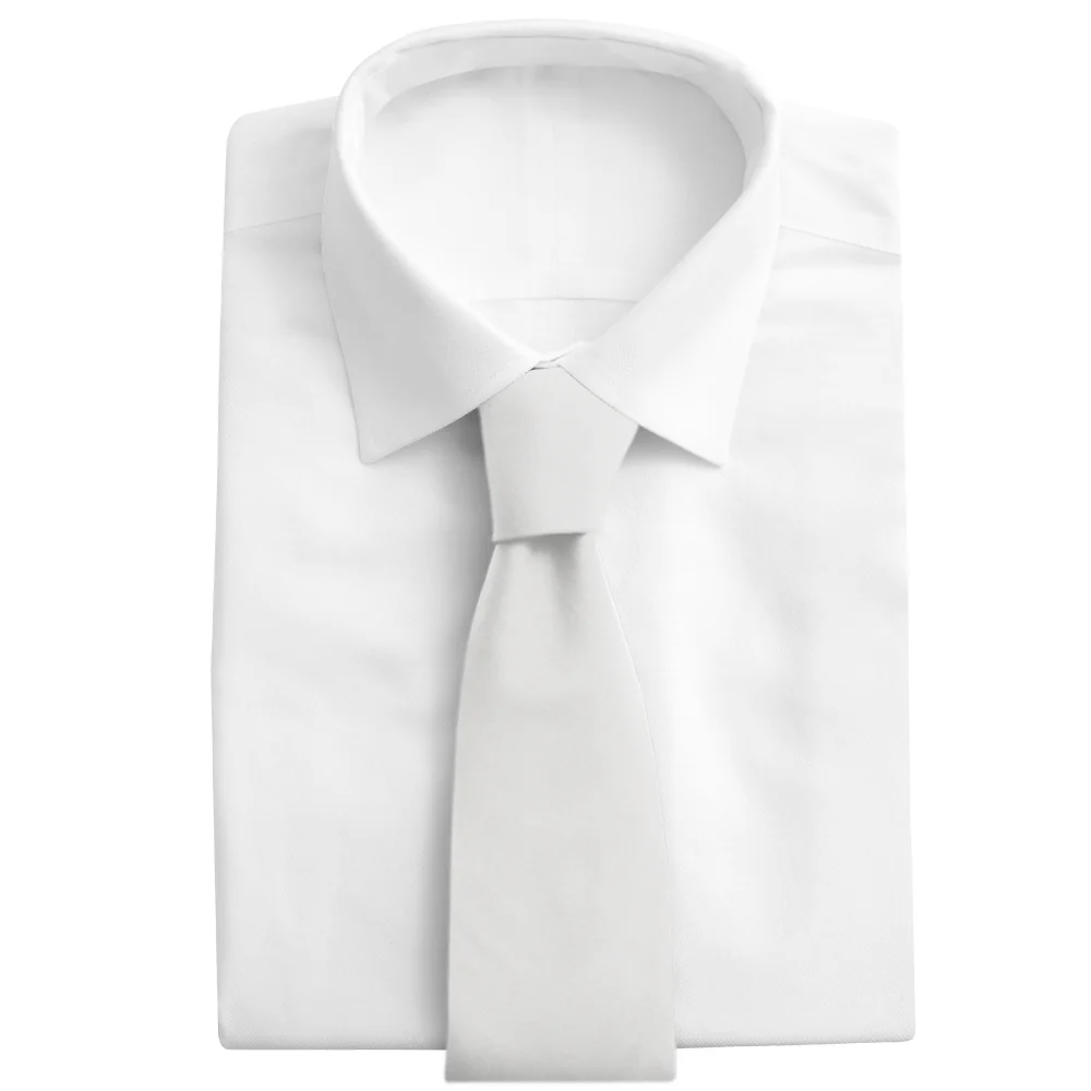 White Charmeuse - Neckties - Image 4