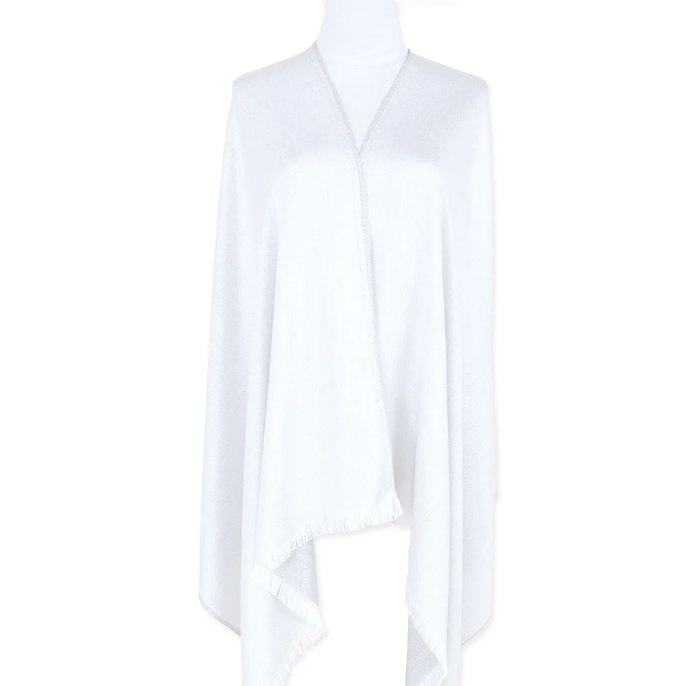 White Sparkler Pashmina